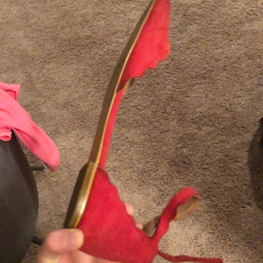Brand new worn once crown vintage coral flats - Picture 5 of 5